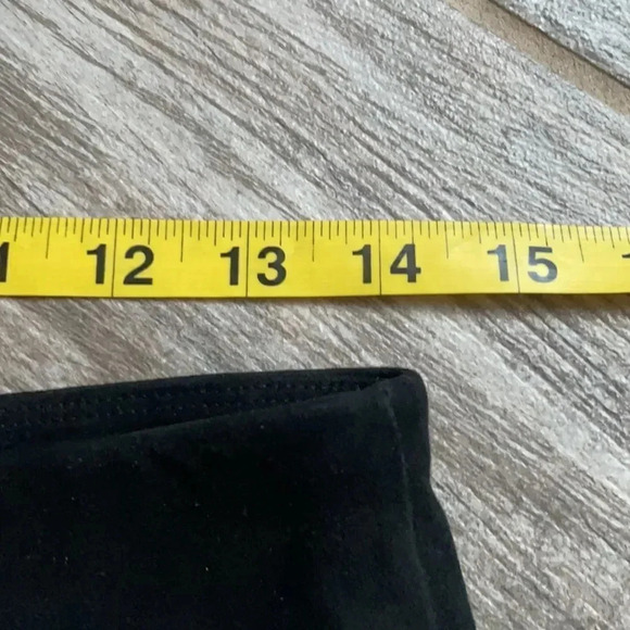 Soft Surroundings faux suede black leggings, high rise. Women’s size S petite - Picture 7 of 12